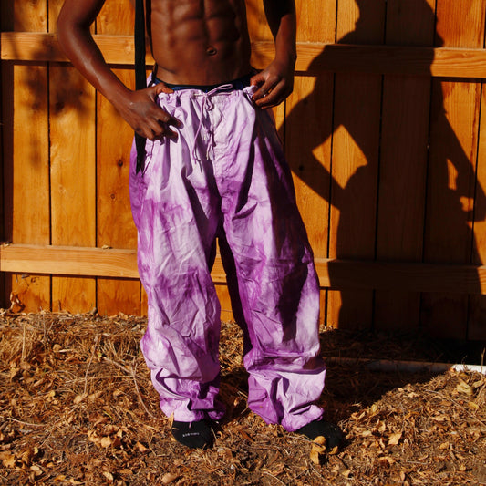 PURPLE PARACHUTE PANTS